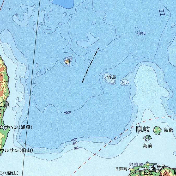 竹島拡大図