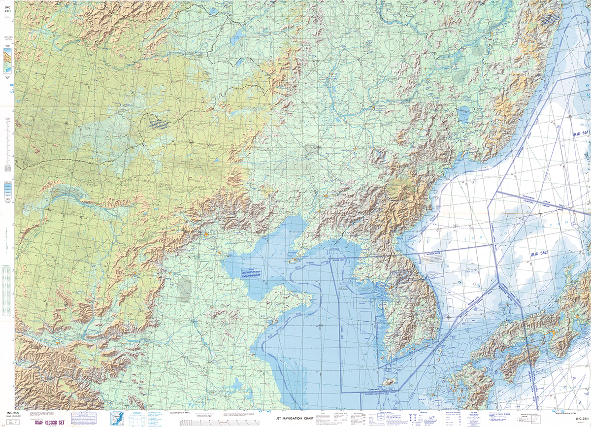 JET NAVIGATION CHART, JNC-25N, EDITION 1