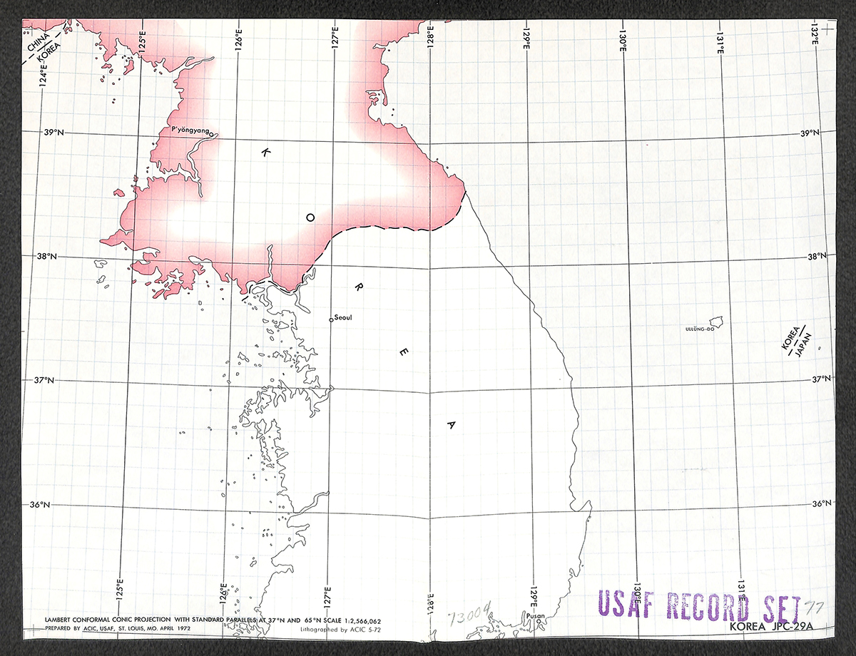 （Jet Pilotage Charts） KOREA JPC-29A