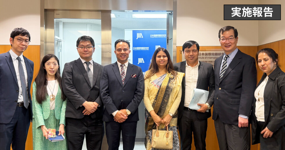 ネパールのシンクタンクIRGDDとの間で意見交換会を実施しました。